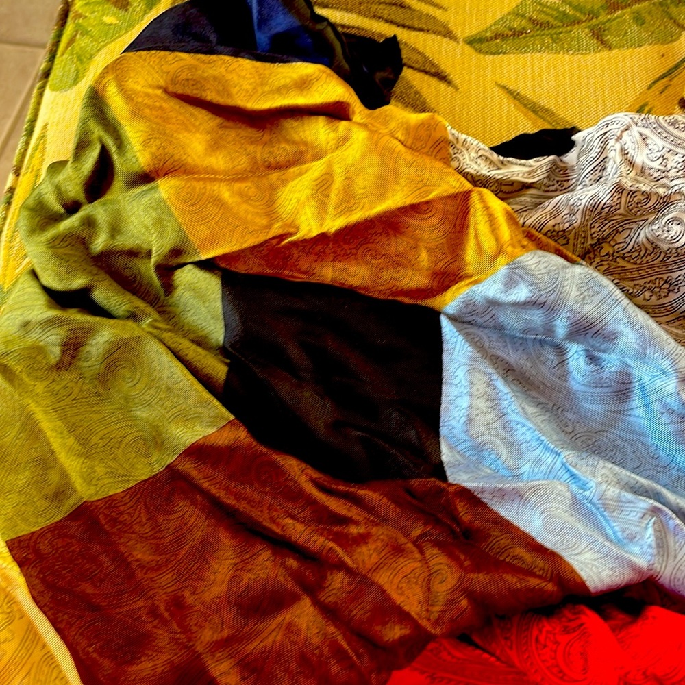 Vintage square scarf